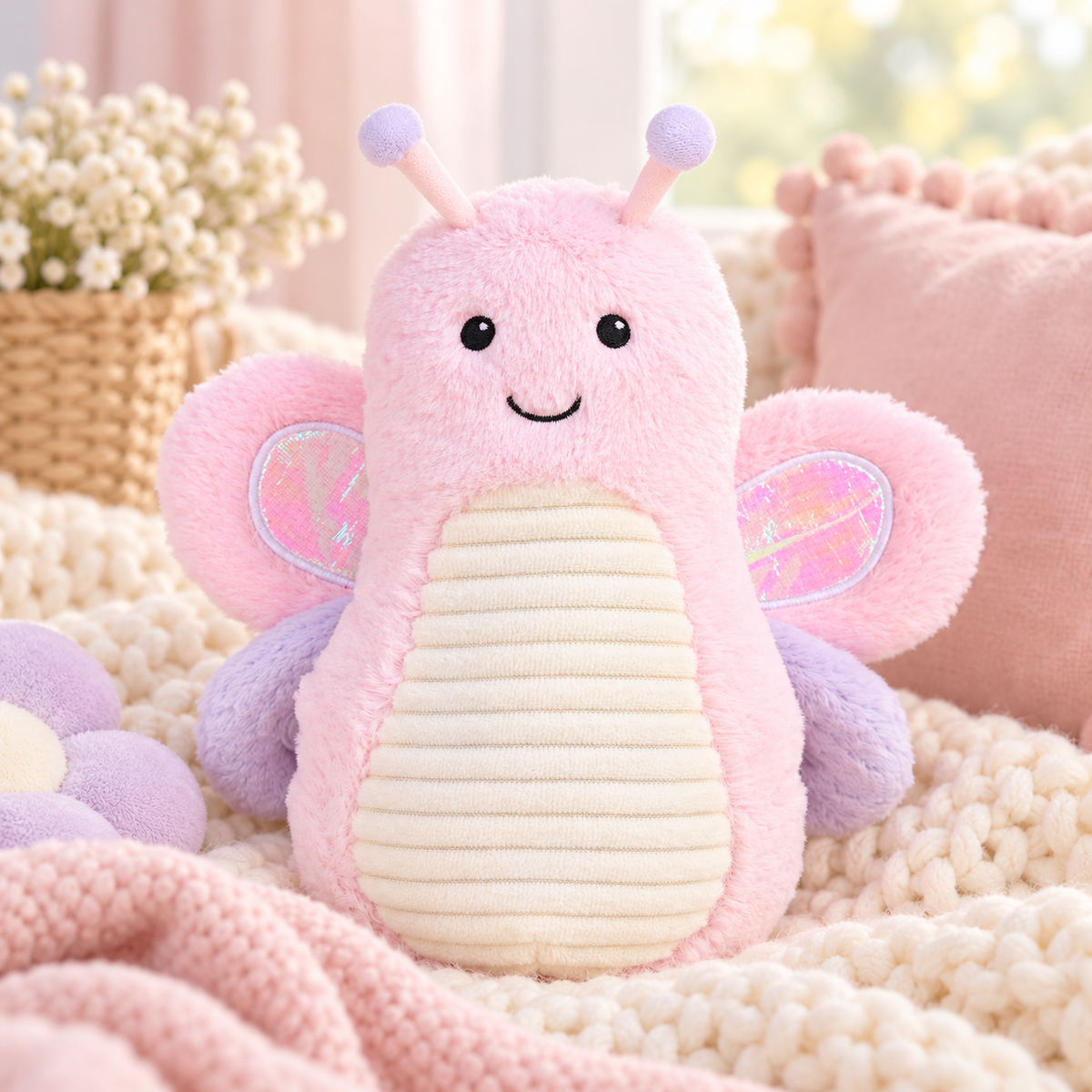 LARGE 13" PLUSH BUTTERFLY WARMIES
