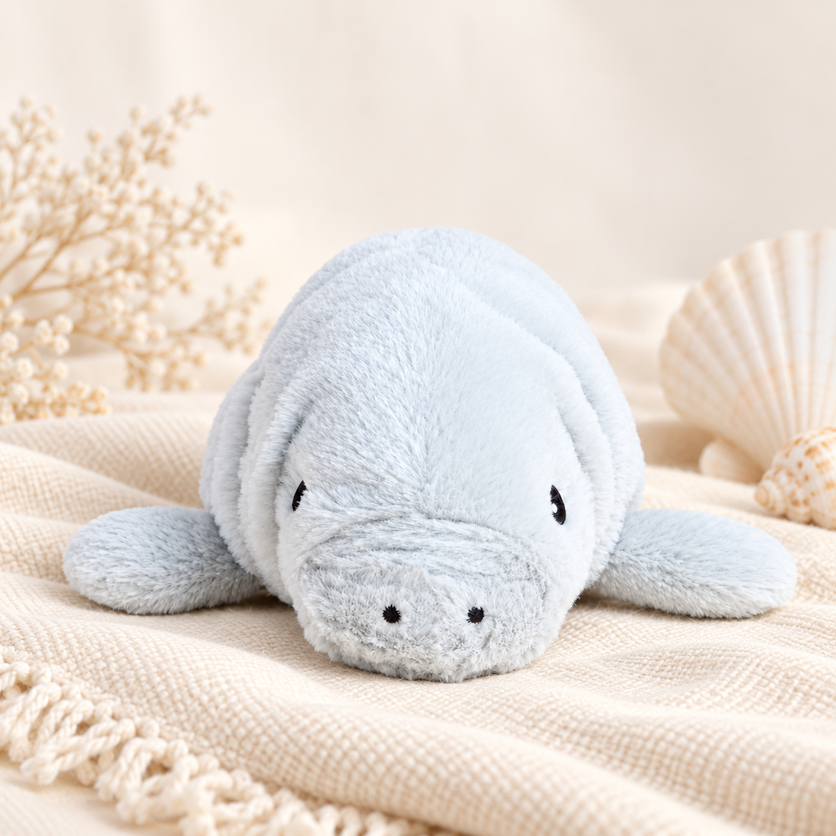 Warmies® Junior Manatee | 9" Microwavable Lavender Plush