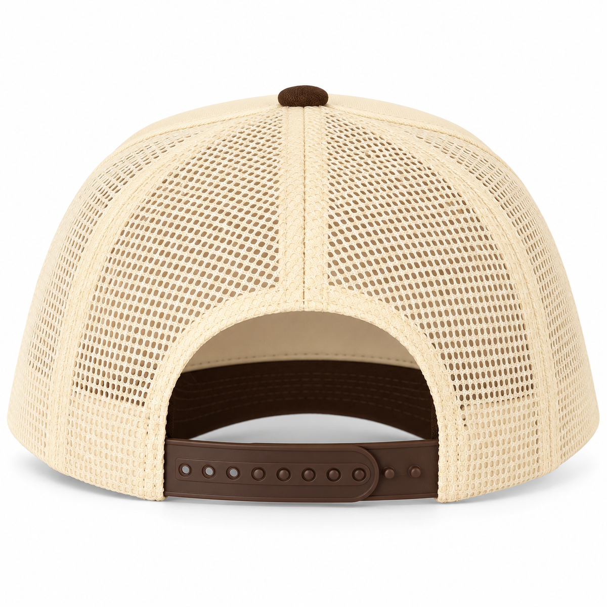 C.C Hold Your Horses Embroidered Trucker Hat | Brown & Cream