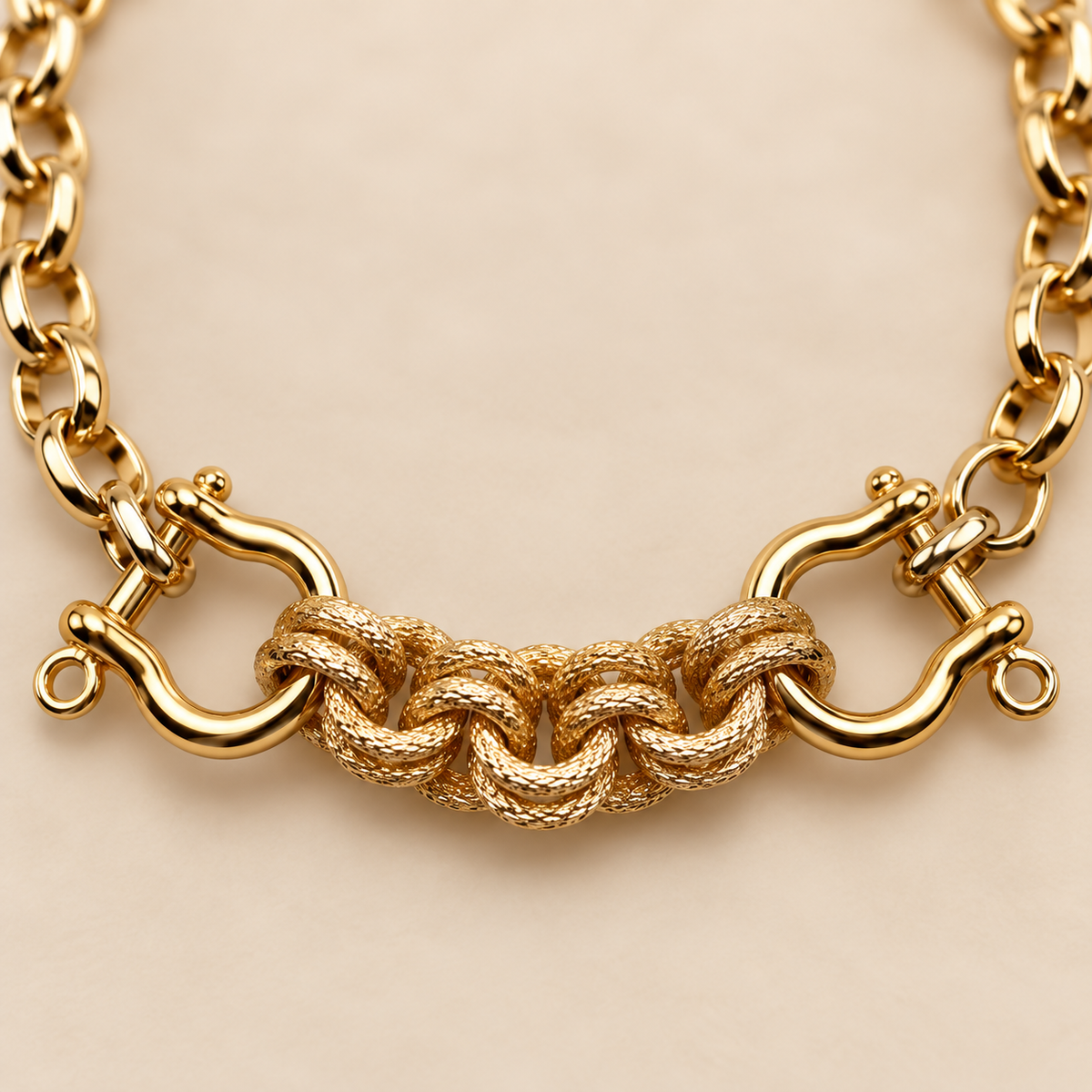 Equestrian Chunky Link Necklace