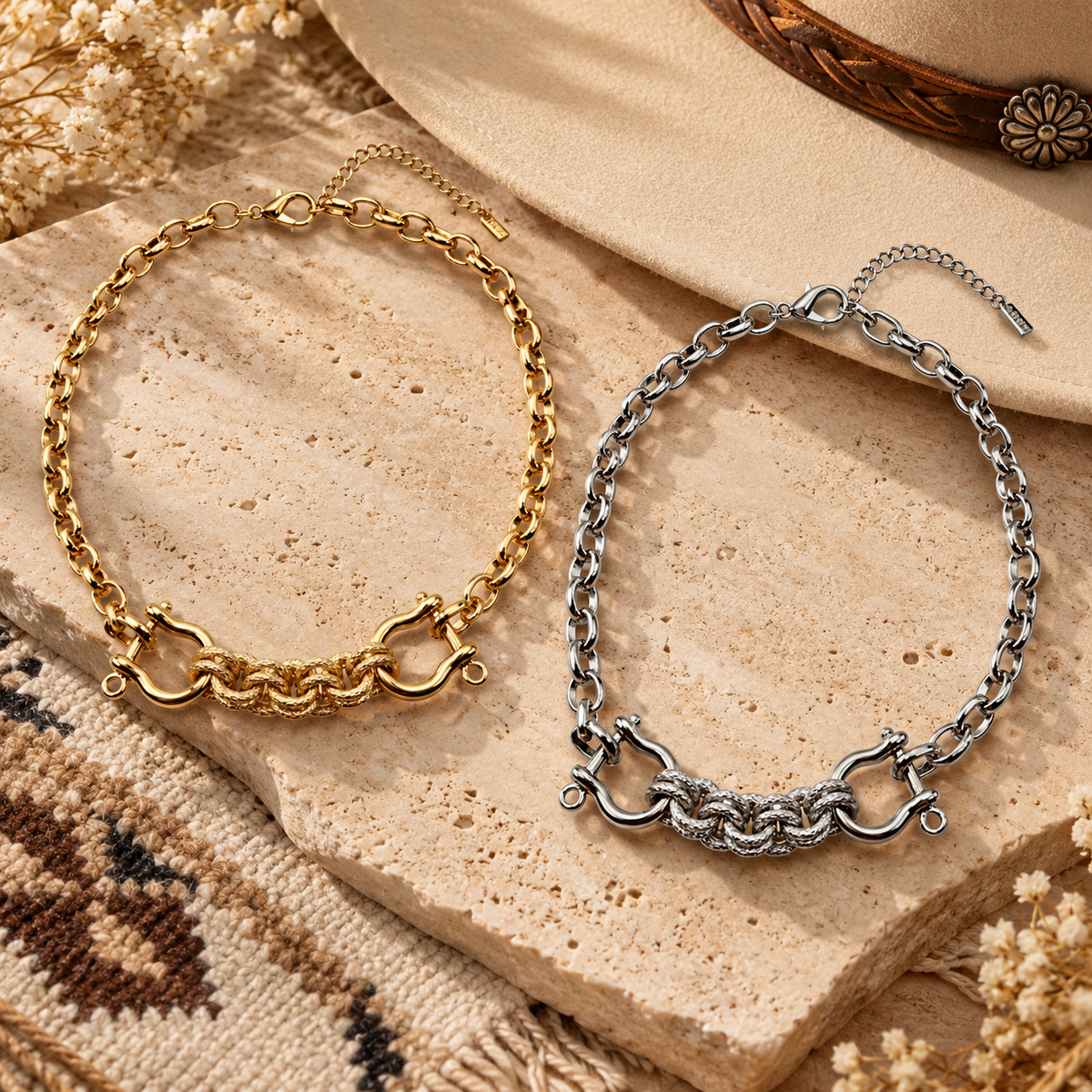 Equestrian Chunky Link Necklace