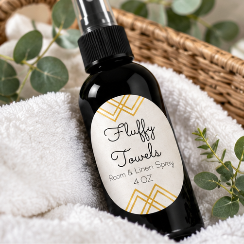 Fluffy Towels Room & Linen Spray | Fresh Clean Laundry Scent – 4 oz