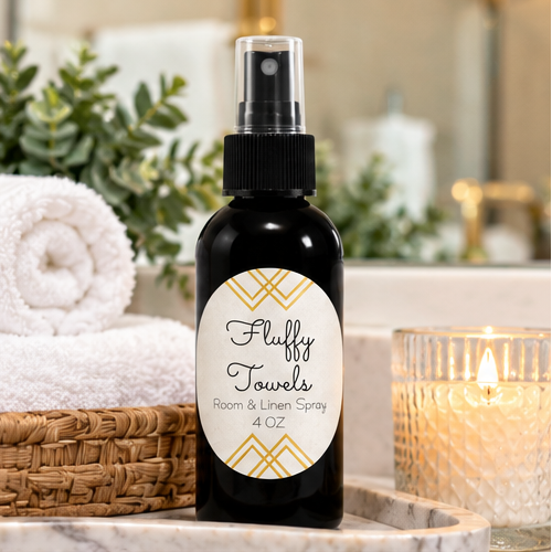 Fluffy Towels Room & Linen Spray | Fresh Clean Laundry Scent – 4 oz