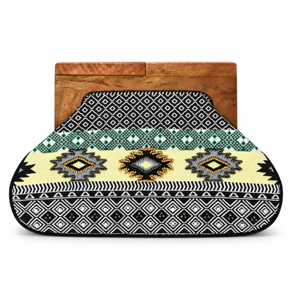 The Palm Springs Social Geometric Clutch | Mint & Lemon