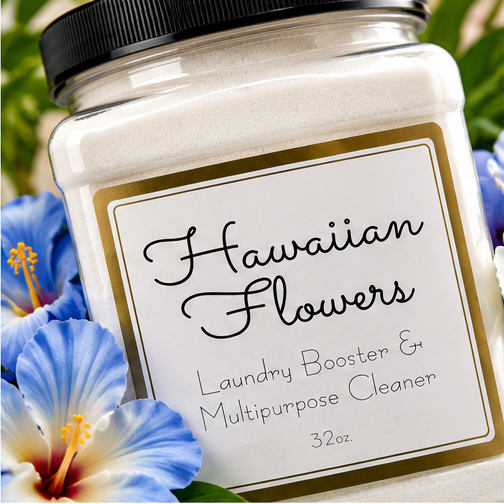 Hawaiian Flowers Laundry Booster & Multipurpose Cleaner | 32 oz