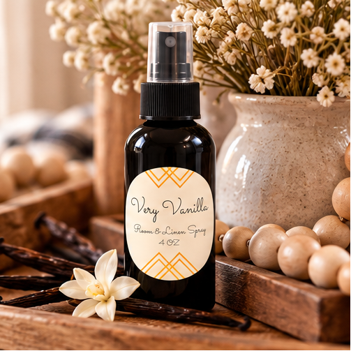 Very Vanilla Room & Linen Spray | Double-Scented 4 oz