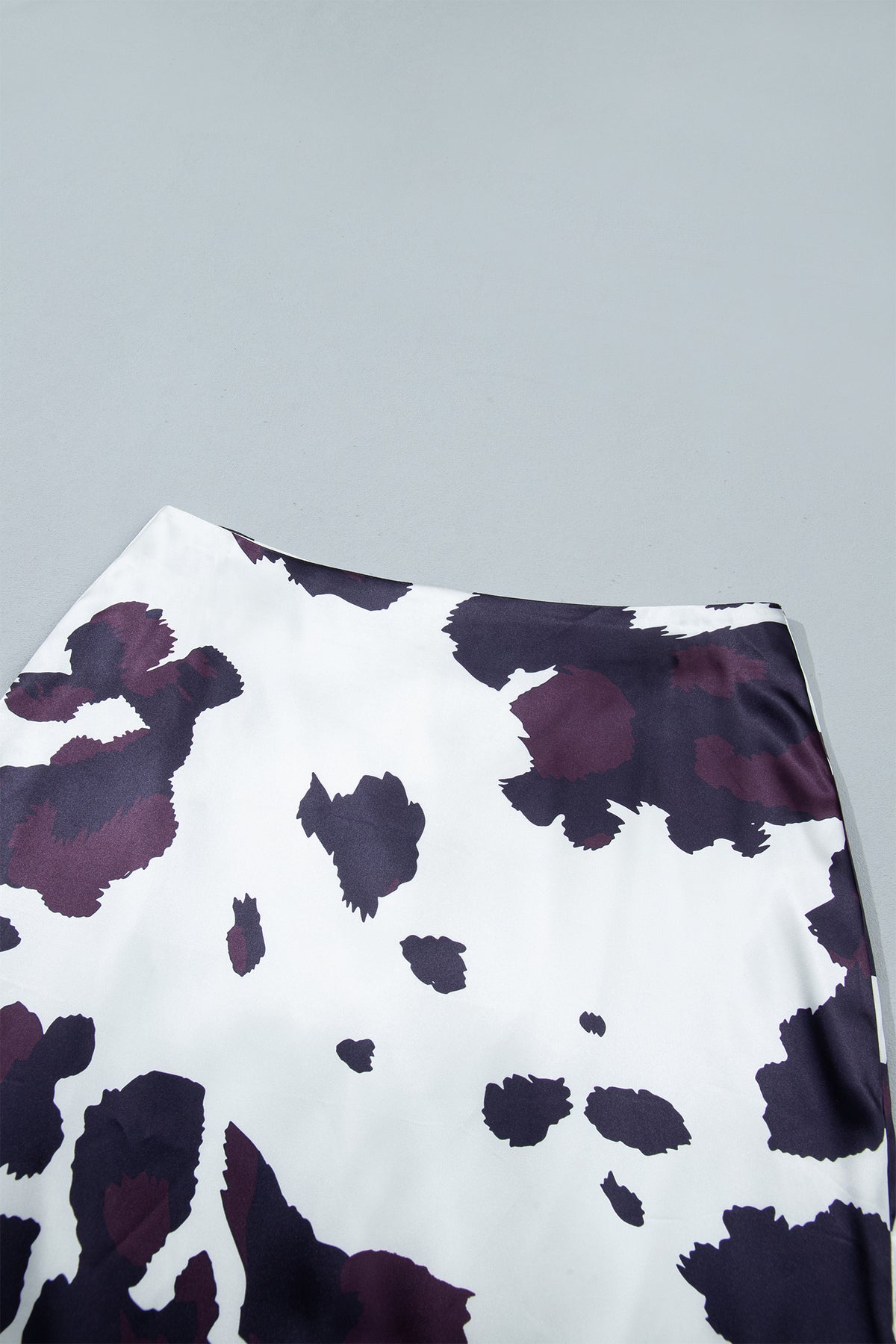 Brown Abstract Western Maxi Skirt
