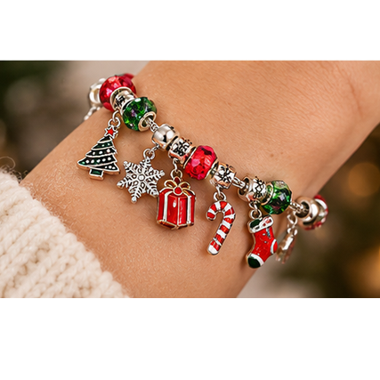 24-Day Christmas Charm Bracelet Advent Calendar | DIY Jewelry Kit
