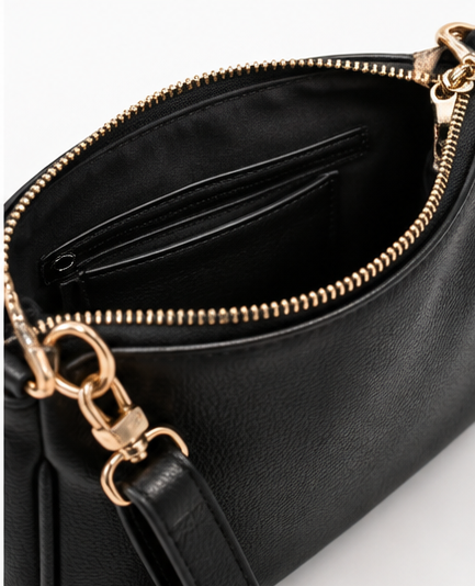 Double the Style 2-in-1 Snake Print Crossbody Bag Set – Black & Neutral