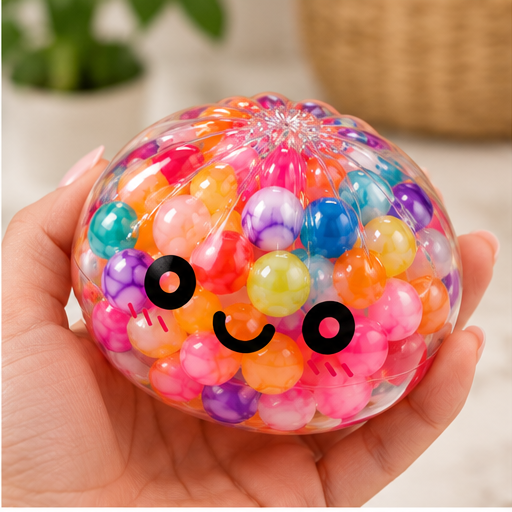 Happy Dumpling Acrylic Water-Filled Squishy | Collectible Sensory Fidget Toy