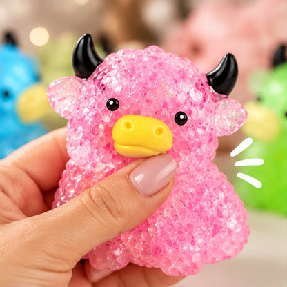 Mystery Glitter Highland Cow Squishy | Surprise Fidget Toy