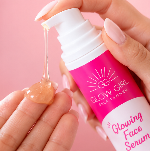 Glow Girl Glowing Face Serum | Gradual Self-Tanning Facial Serum
