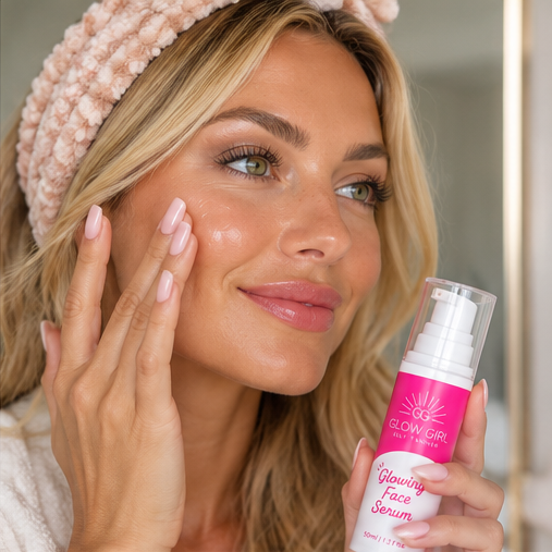 Glow Girl Glowing Face Serum | Gradual Self-Tanning Facial Serum