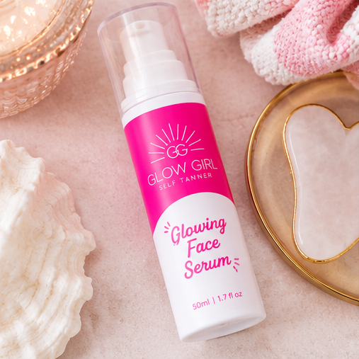 Glow Girl Glowing Face Serum | Gradual Self-Tanning Facial Serum