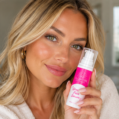 Glow Girl Glowing Face Serum | Gradual Self-Tanning Facial Serum