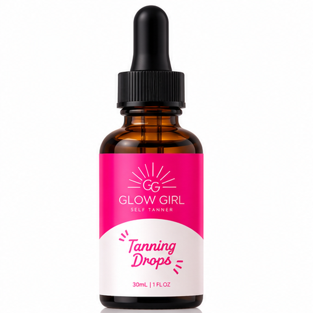 Glow Girl Self-Tanning Drops | Customizable Sunless Glow
