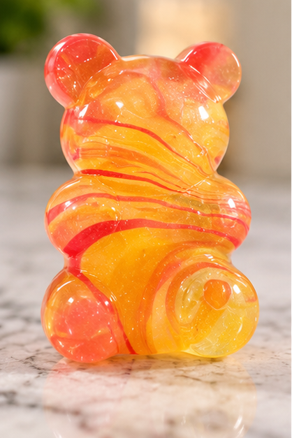 Marbled Gummy Bear Squishy Fidget Toy | Assorted Colors