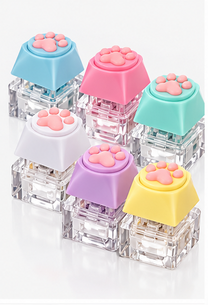 Paw Pop Light-Up Fidget Clicker