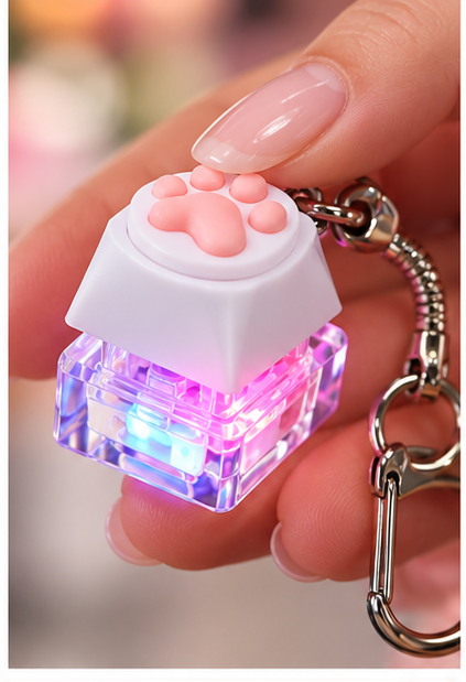 Paw Pop Light-Up Fidget Clicker