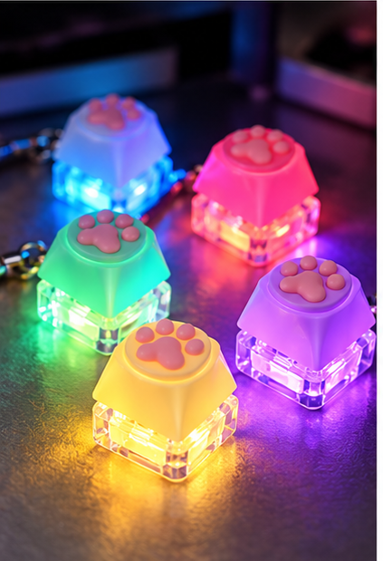 Paw Pop Light-Up Fidget Clicker