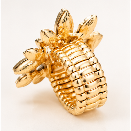 Holiday Radiance Marquise Crystal Statement Stretch Ring