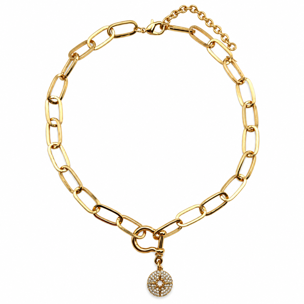 Starlight Snaffle Charm Necklace