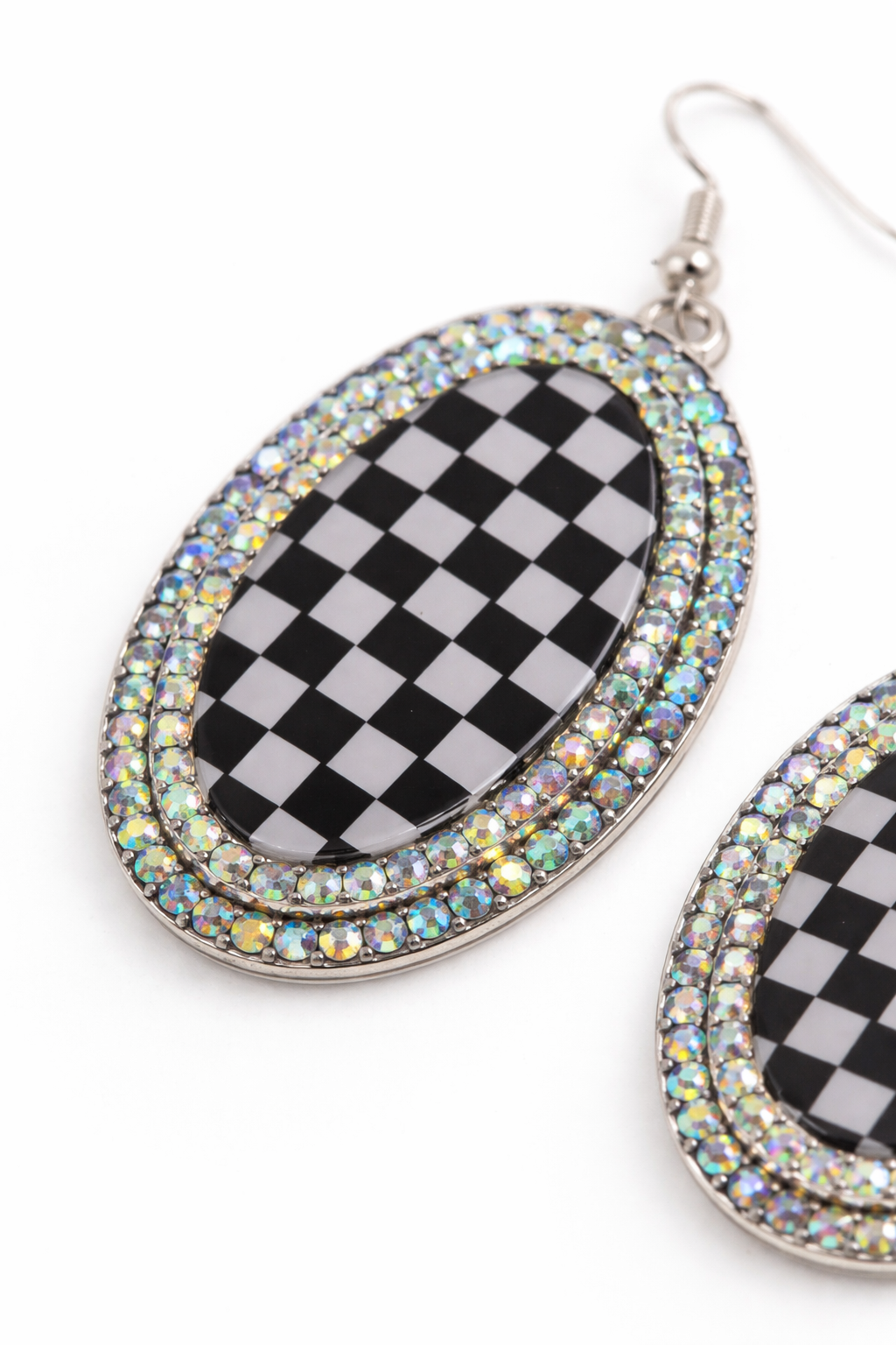 Wild Card Checkmate Statement Earrings
