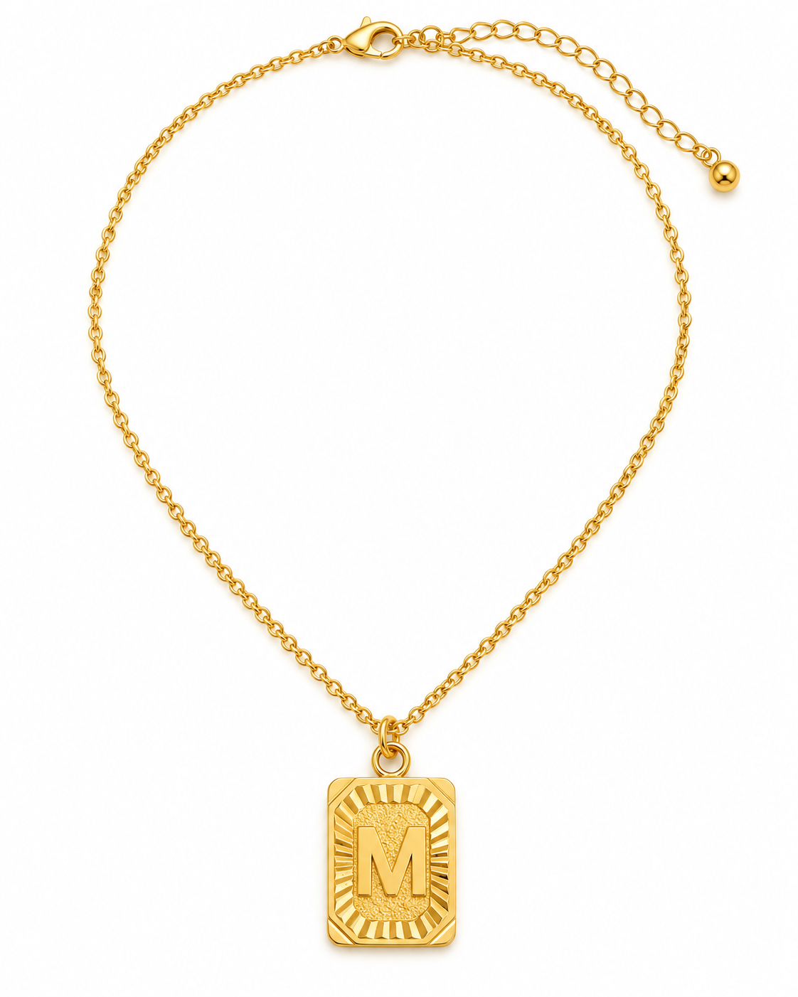 Golden Legacy Initial Necklace
