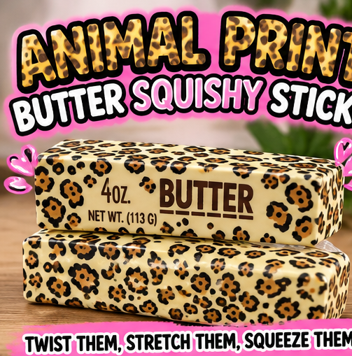 Wild Side Leopard Butter Squish | Stretchy Sensory Fidget Toy