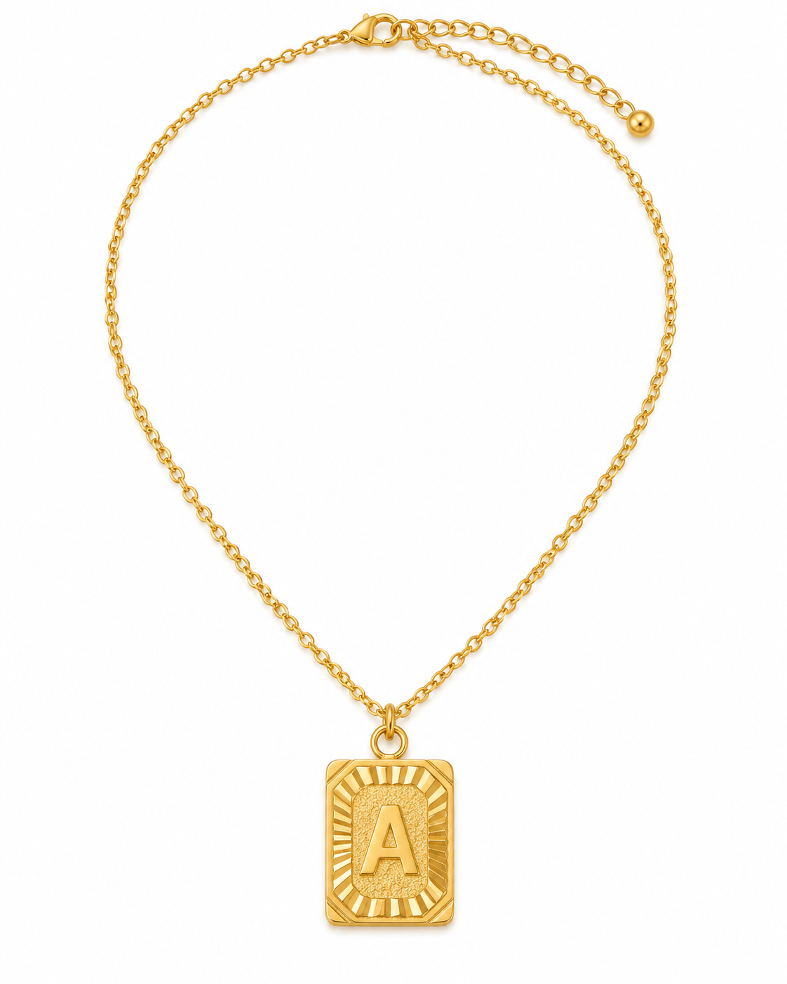 Golden Legacy Initial Necklace