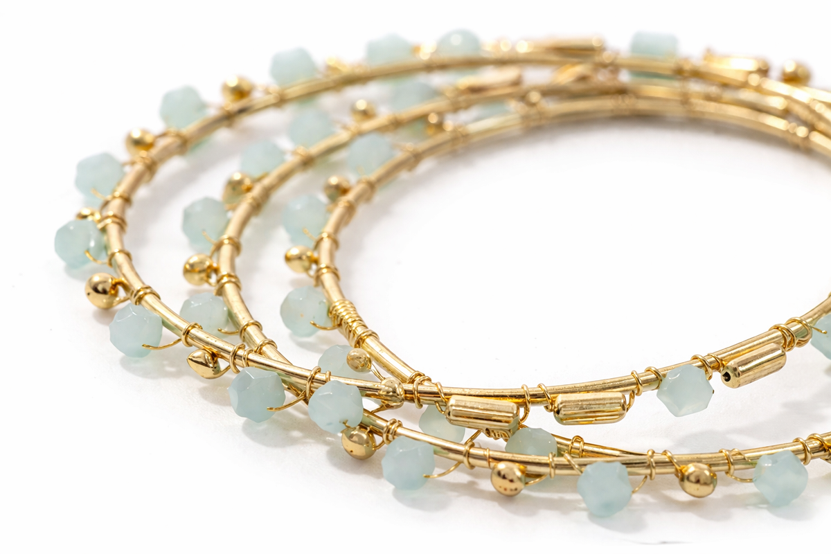 Coastal Charm Stack Bangles (Set of 3)