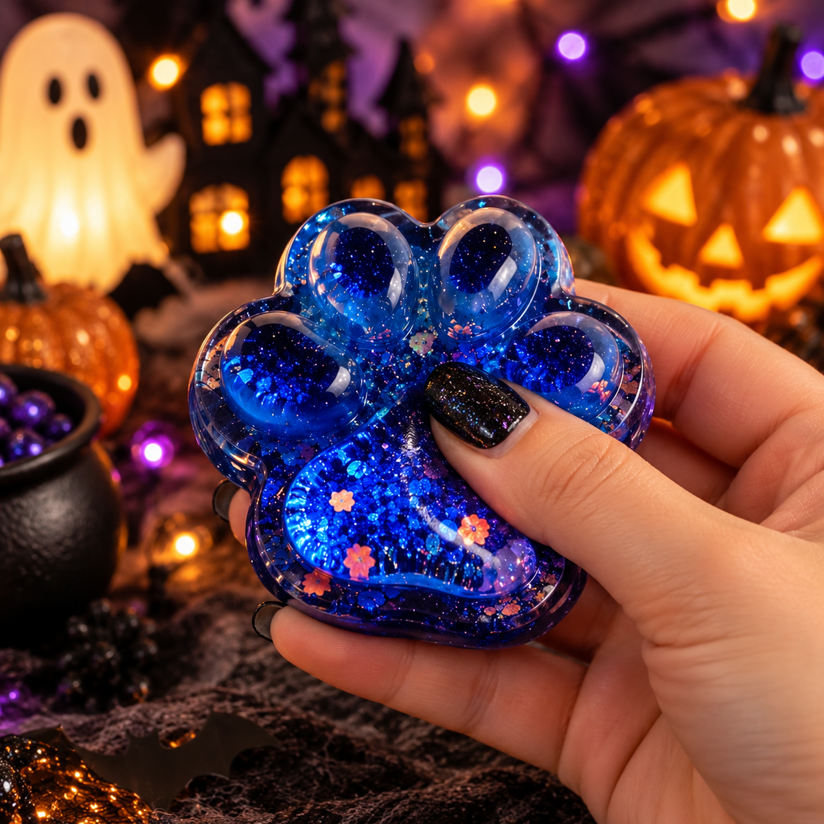 Spooky Season Squishies | Halloween Waffles & Creepy Paw Prints