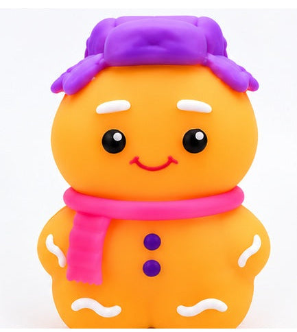 Gingerbread Cutie Christmas Squishy Toy – Assorted Colors