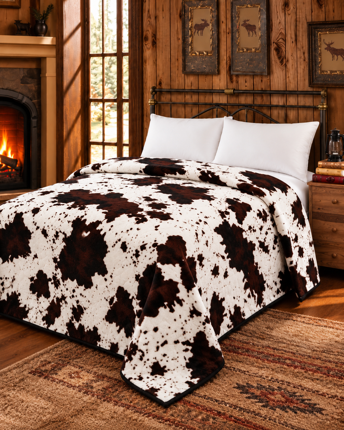 Ranch Revival Reversible King Blanket