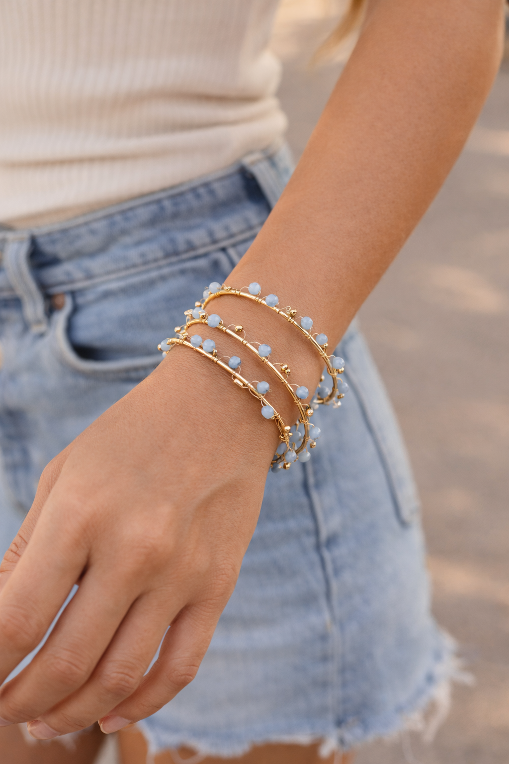 Coastal Charm Stack Bangles (Set of 3)