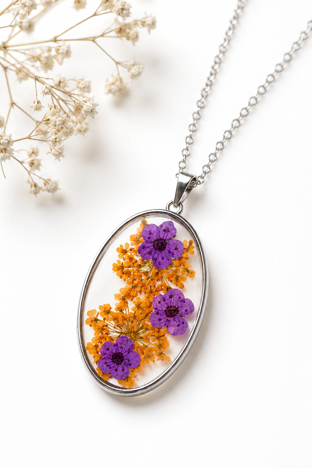 Wildflower Keepsake Necklace