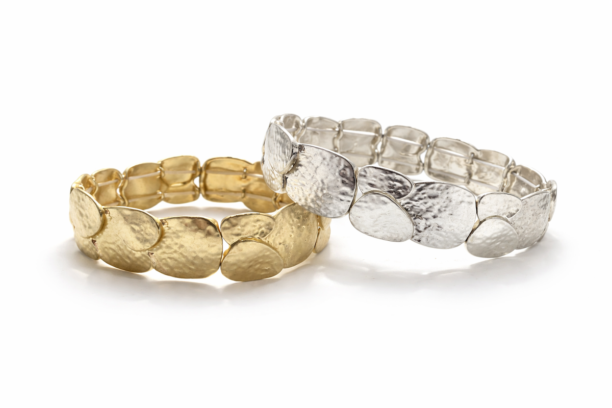Prairie Disc Stretch Bracelets