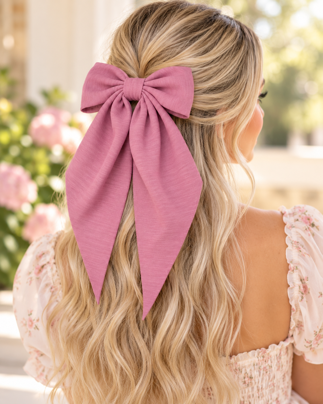 The Sunday Bow Long-Tail Hair Clip