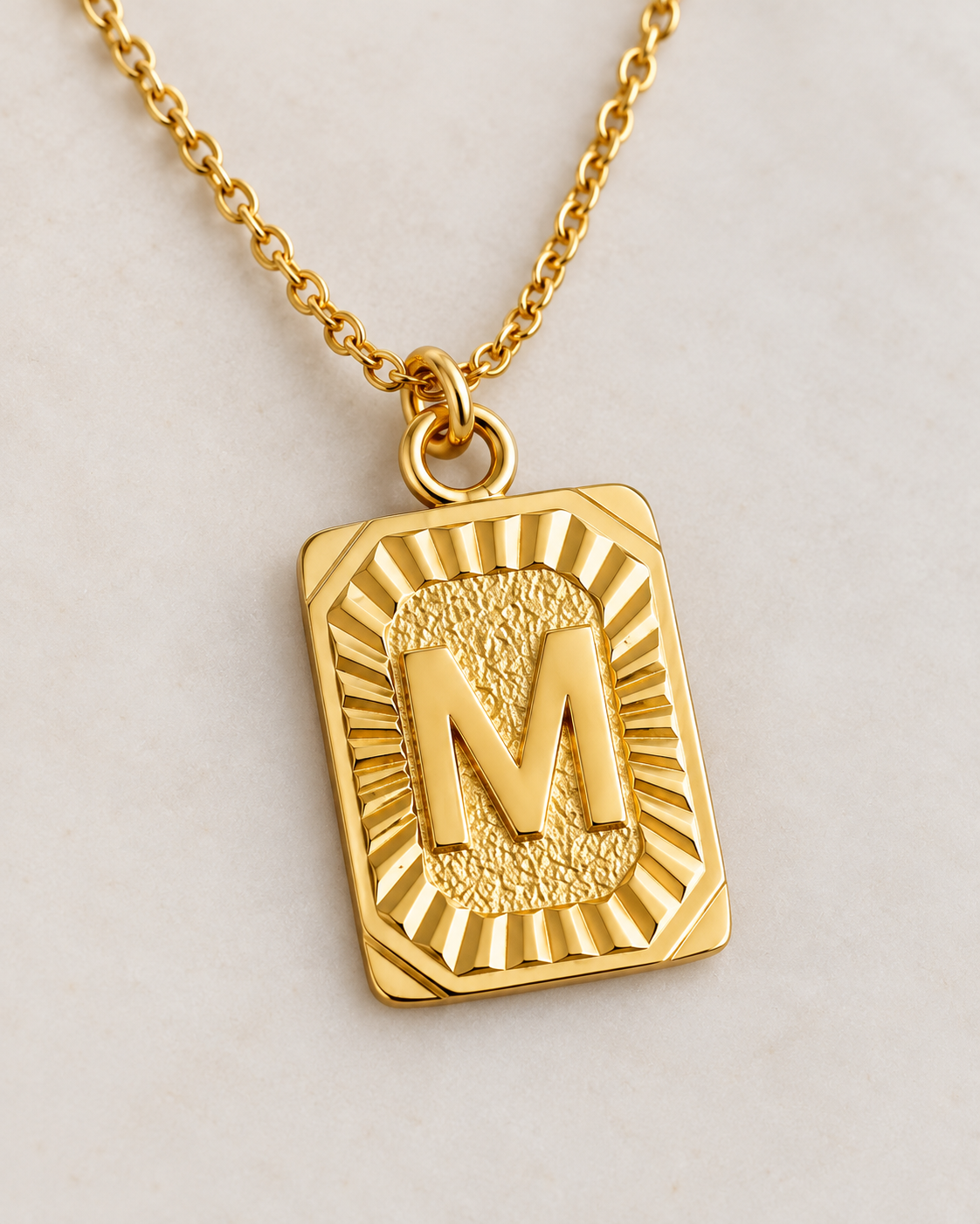 Golden Legacy Initial Necklace
