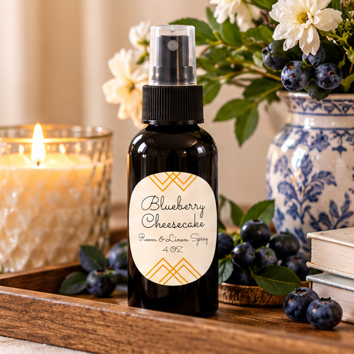 Blueberry Cheesecake Room & Linen Spray | Double-Scented 4 oz