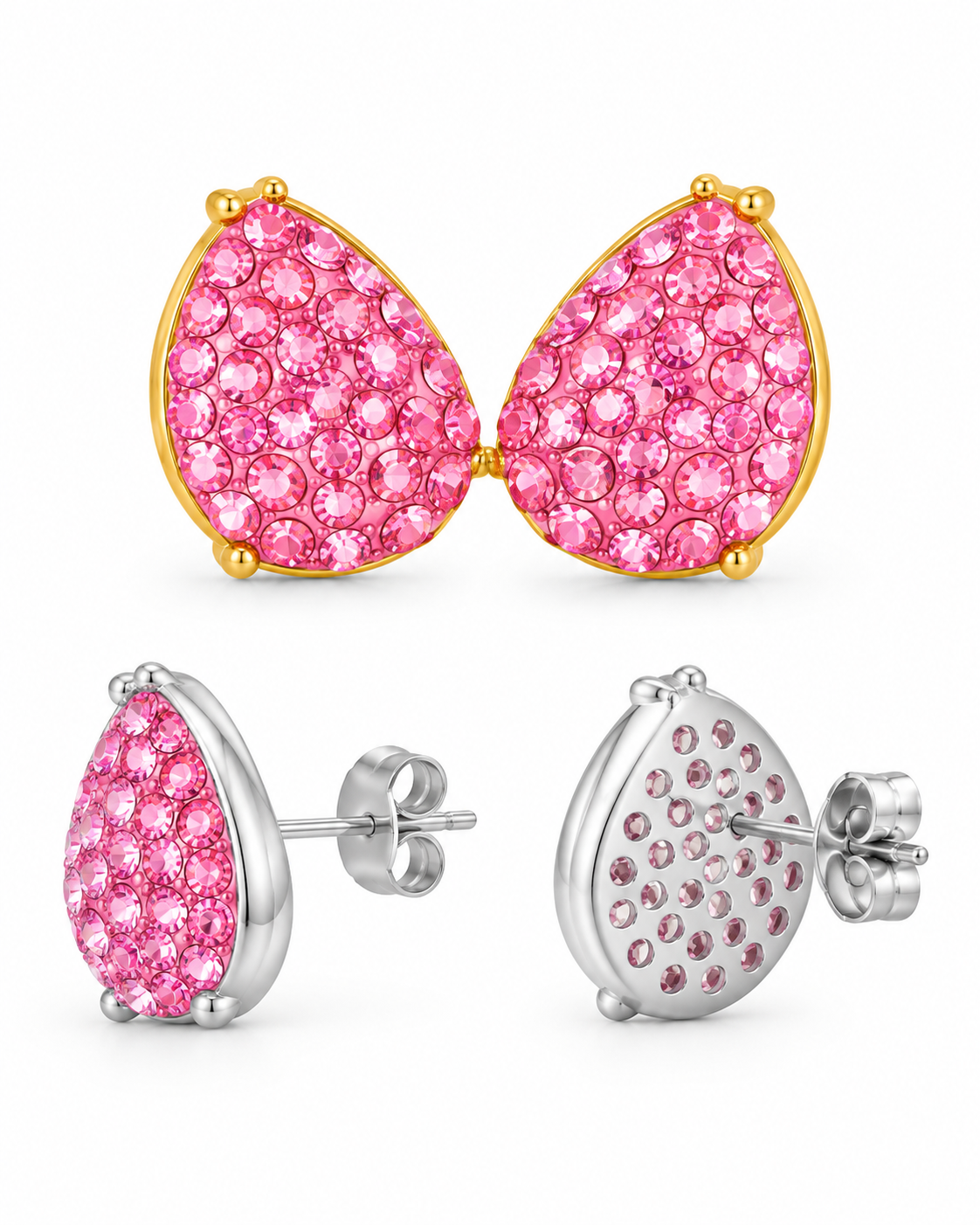 Afterglow Sparkle Teardrop Earrings
