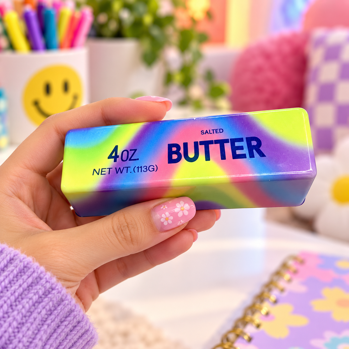 Groovy Melt Tie-Dye Butter Squishy