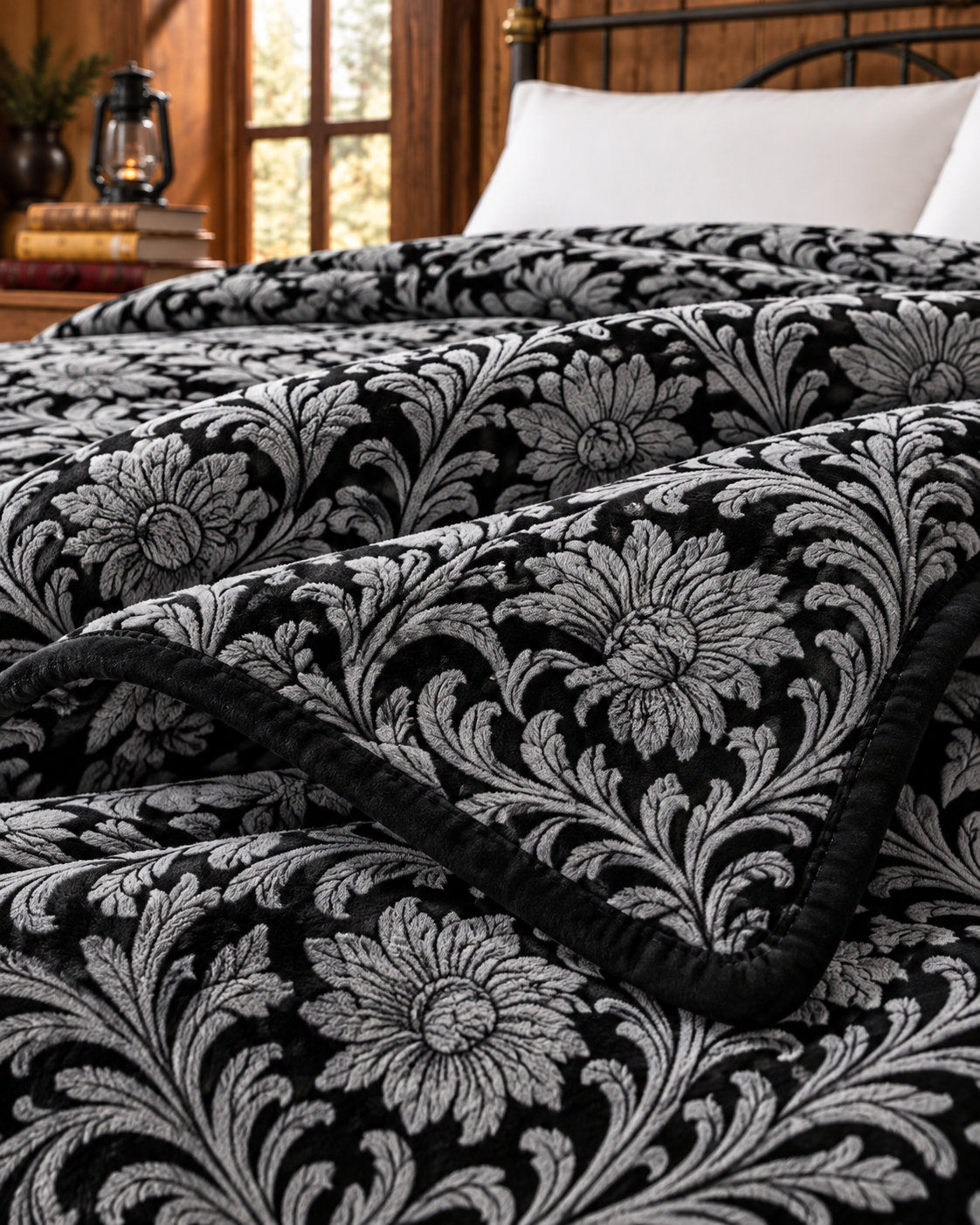 Ranch Revival Reversible King Blanket