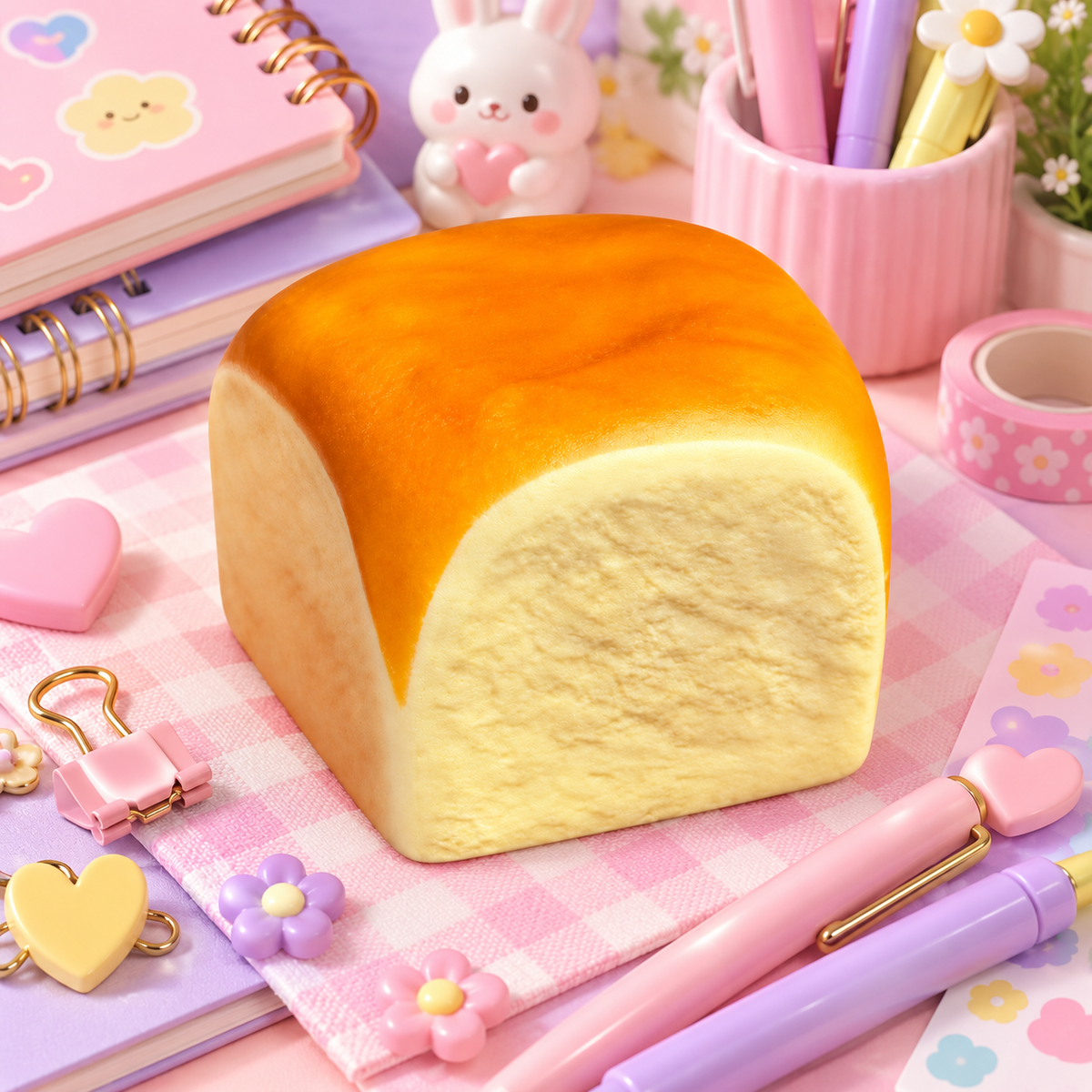 Fresh-Baked Roll Slow-Rise Squishy
