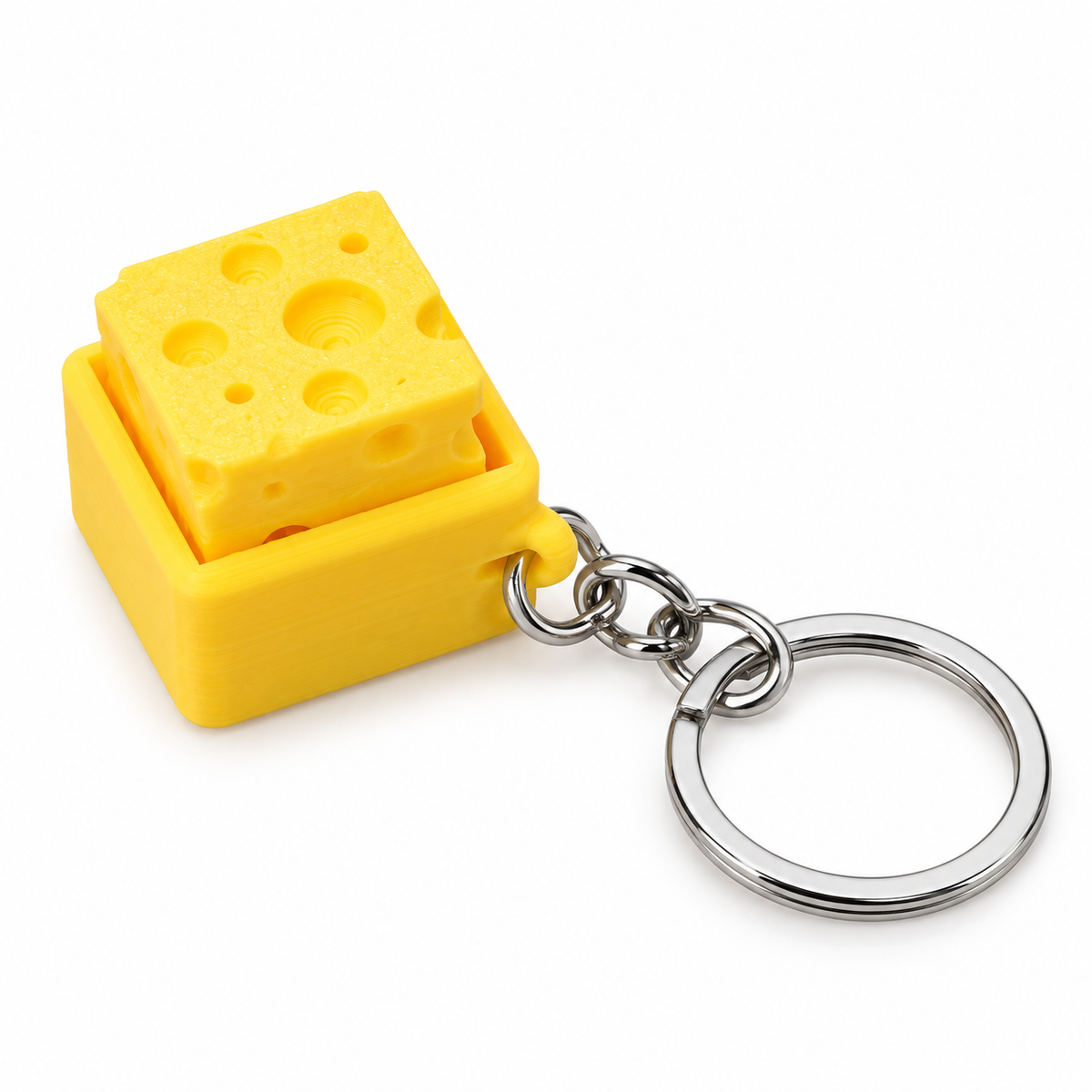 Say Cheese Fidget Keychain