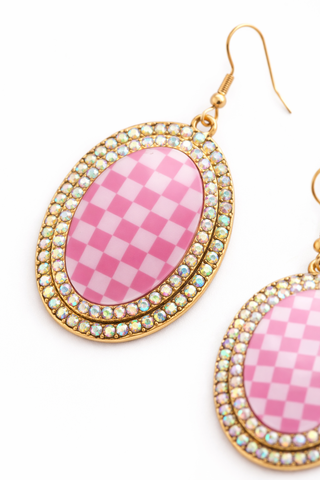 Wild Card Checkmate Statement Earrings