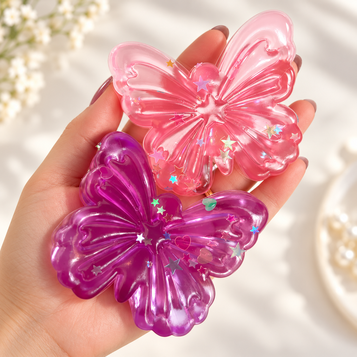 Taba Butterfly Squishy Fidget Toy | Pink or Purple