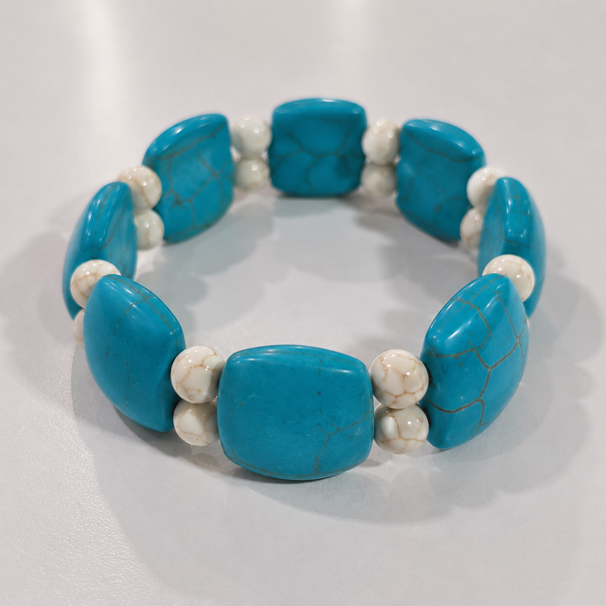 Turquoise Trails Stretch Bracelet