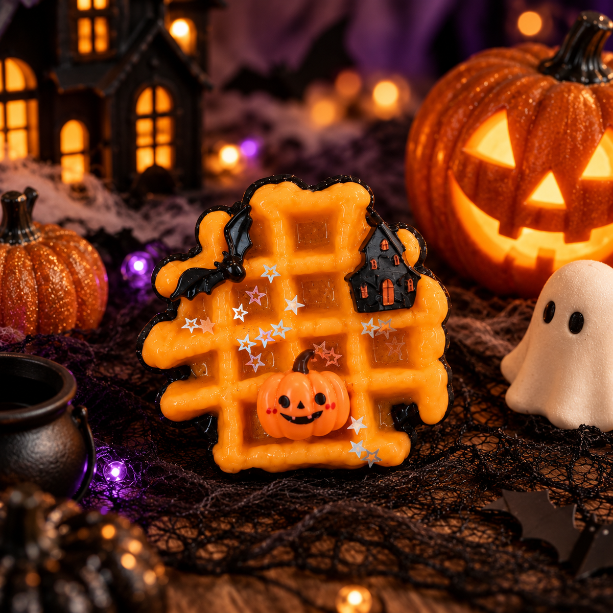 Spooky Season Squishies | Halloween Waffles & Creepy Paw Prints