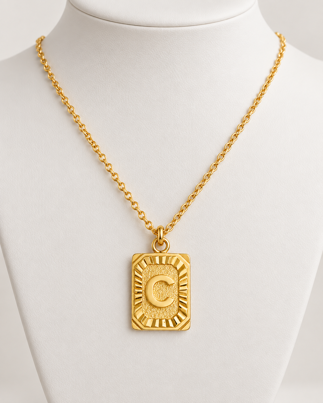 Golden Legacy Initial Necklace